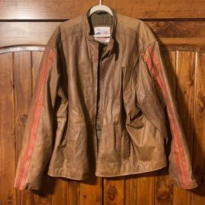 Excelled Star Motorcycle leather Jacket Size 3X Big